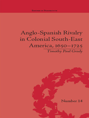 cover image of Anglo-Spanish Rivalry in Colonial South-East America, 1650-1725